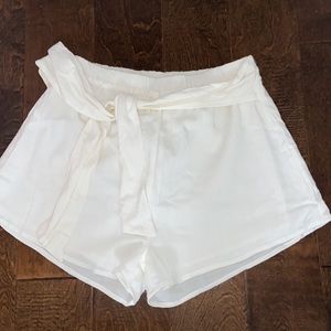 high-waisted shorts
